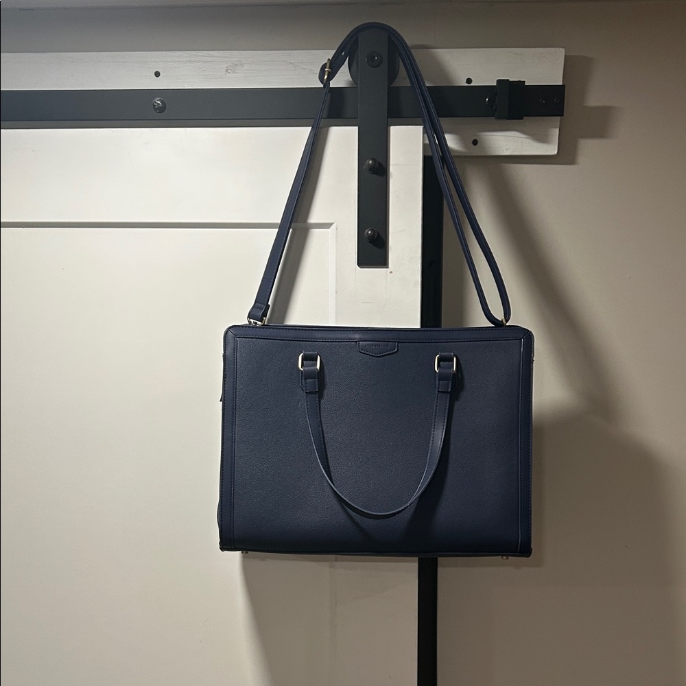 Elegant Navy Women's Laptop Bag